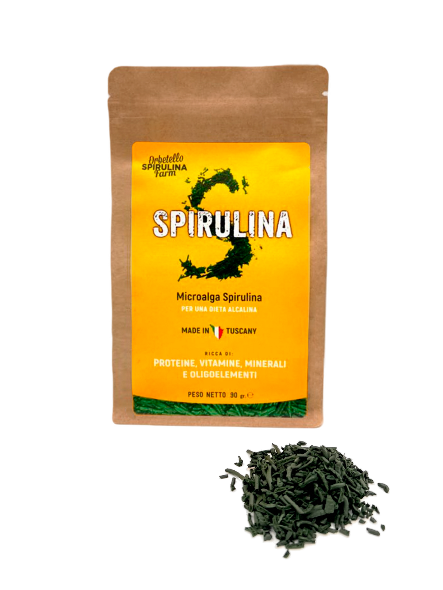 Spirulina Mikroalge getrocknet 90g