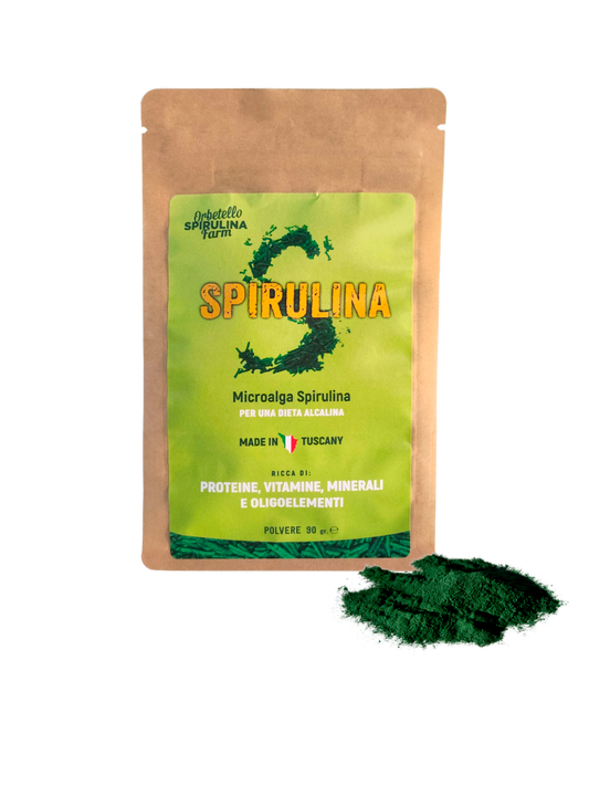 Microalga spirulina in Polvere da 90 gr